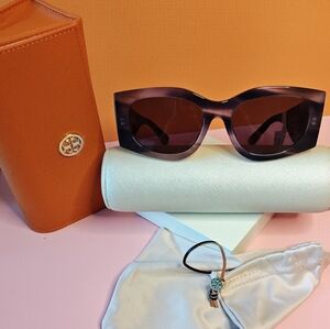 Tory Burch Tortoise Color Sunglasses